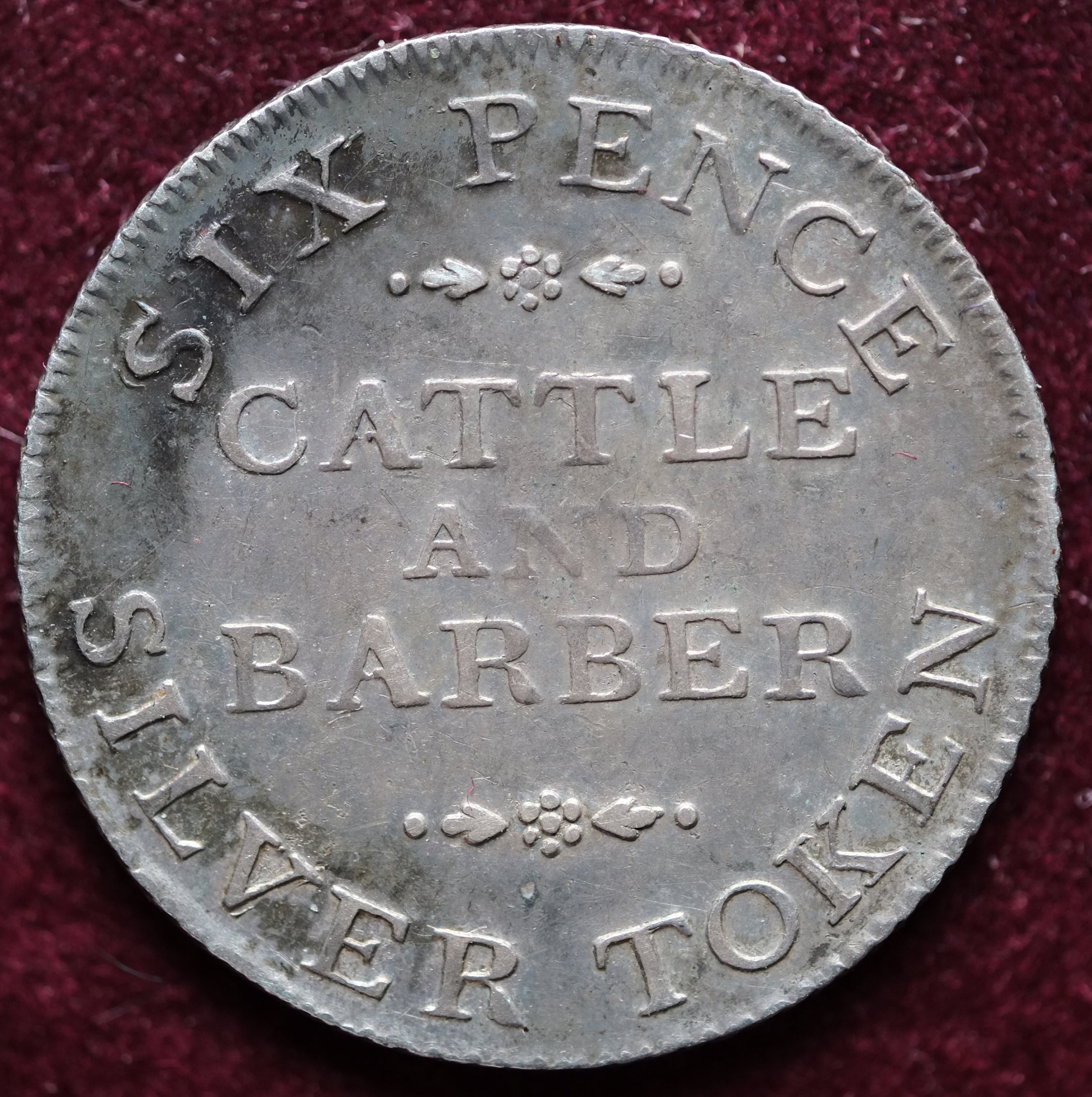Image of 1811 York Silver Sixpence Token