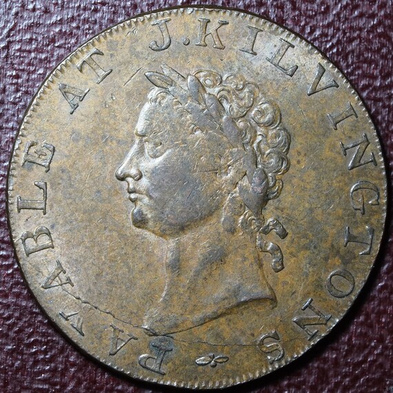 1795 ブランズウィック ハーフペニートークン J キルビントン ミドル