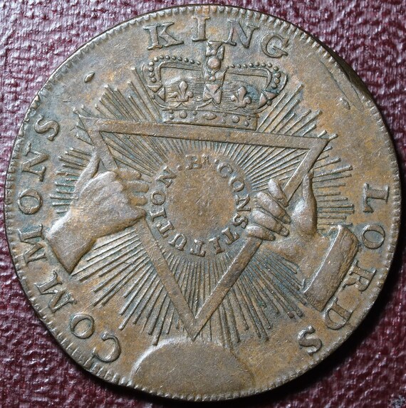 Sise Lane London Halfpenny Token 1795 - Etsy UK