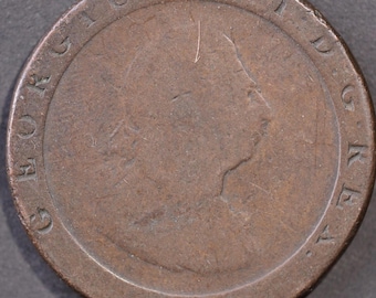 1797 George III Cartwheel One Penny