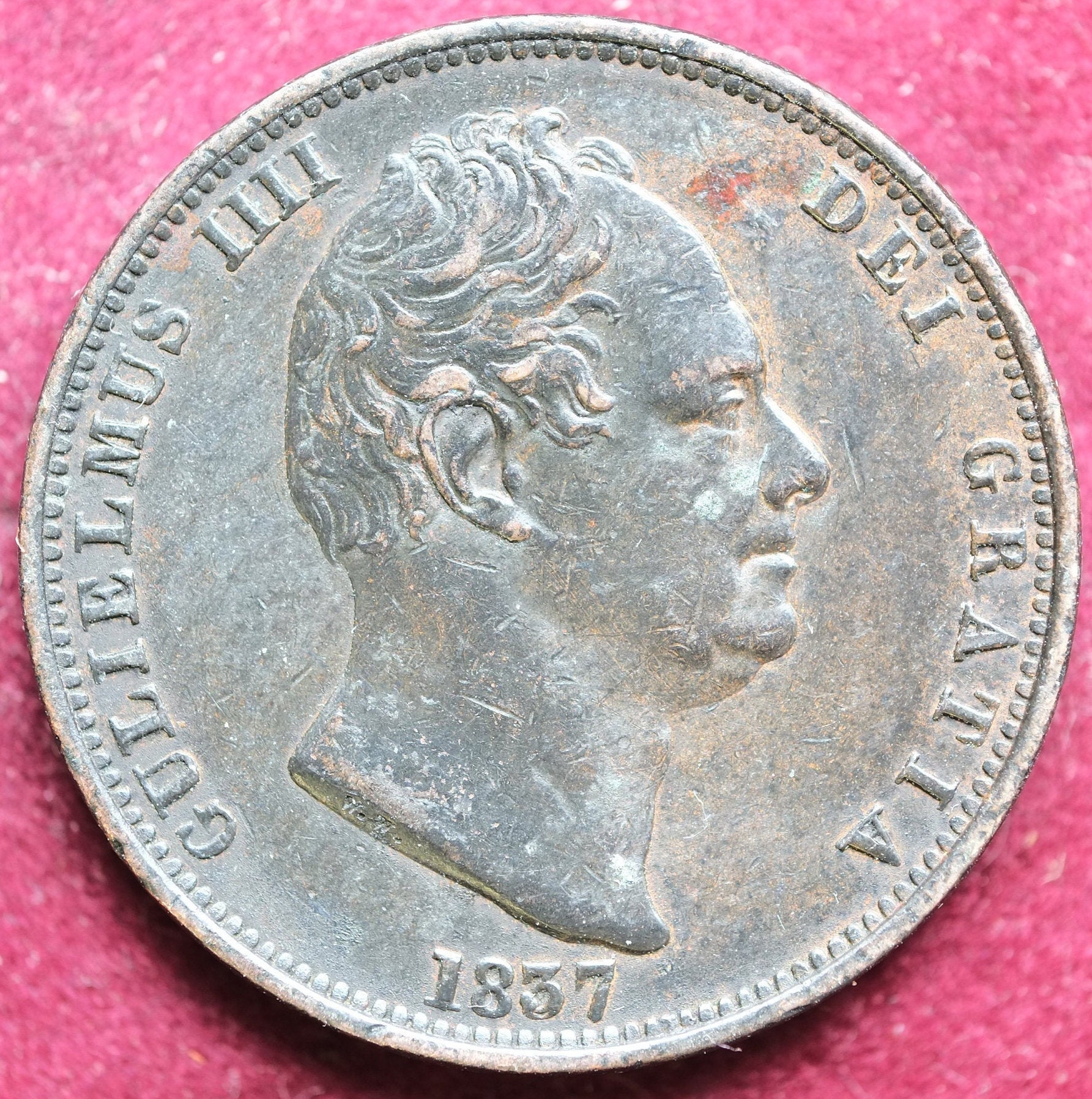 Image of 1837 Half Penny King William Iiii