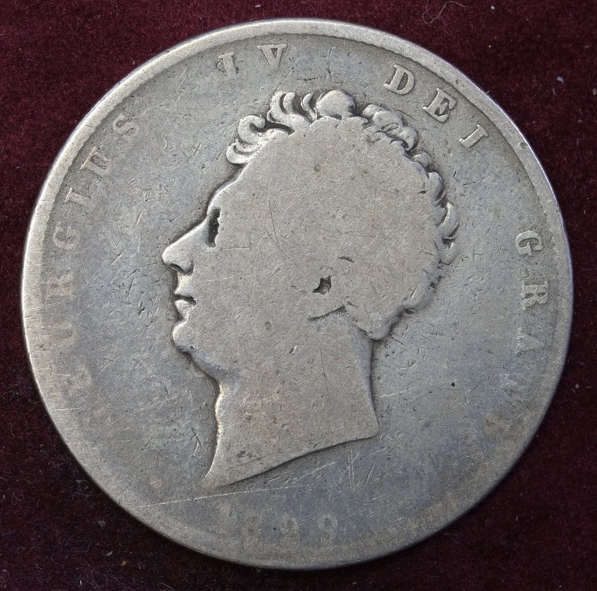 Image of 1829 Half Crown King William Iv