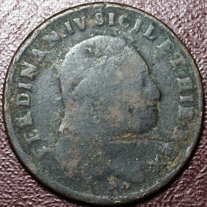 1801 6 Tornesi Italian States Naples Ferdinand I