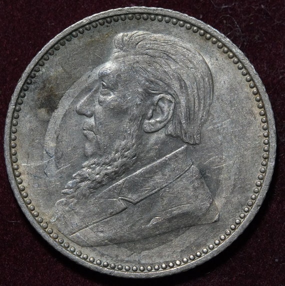 1897 ZAR Republic of South Africa Silver Sixpence Coin - Etsy