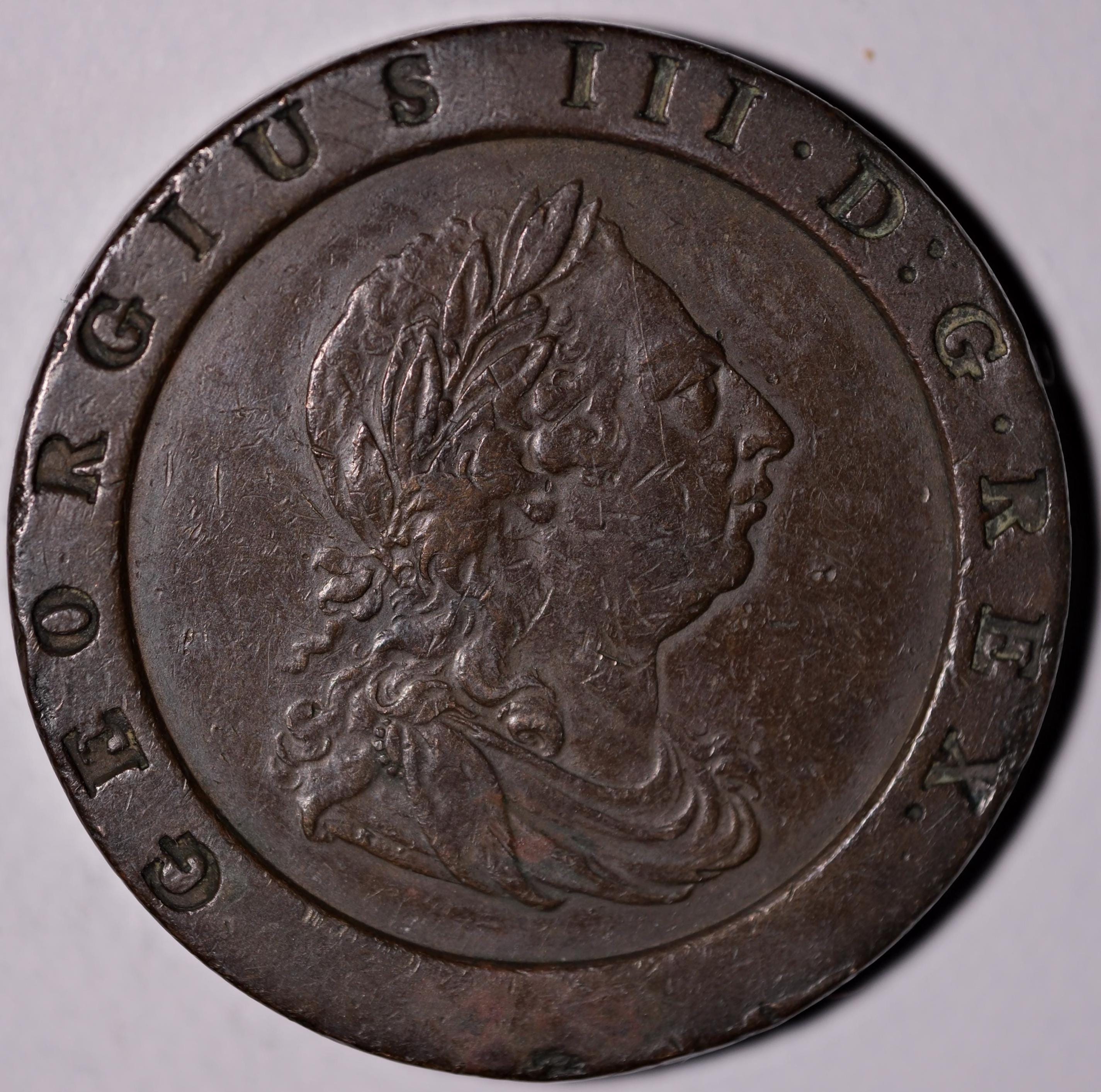 1797年 カートホイール 2ペンス硬貨 ジョージ3世 - Etsy 日本