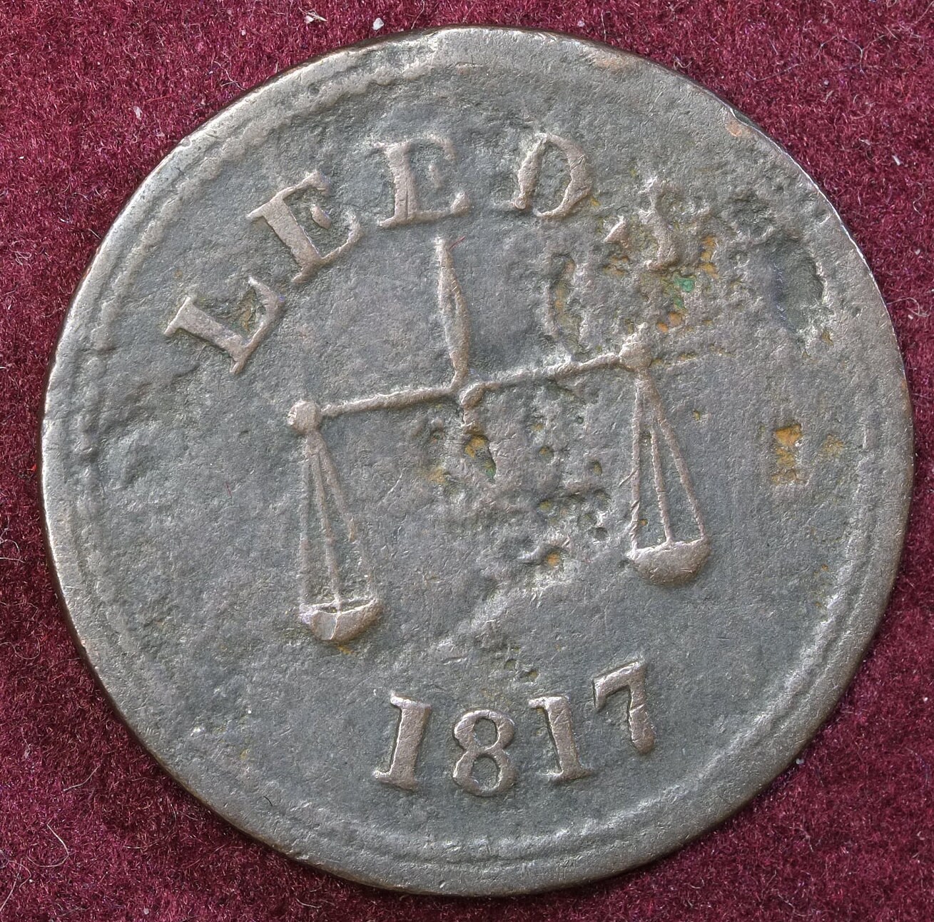 Image of 1917 Leeds Farthing Token