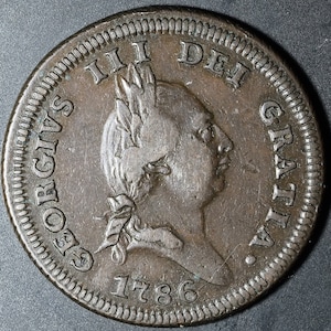 1786 Isle of Man One Penny George III
