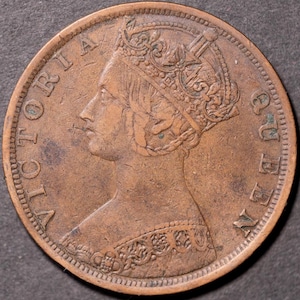 1901 London Mint British Hong Kong One Cent Victoria