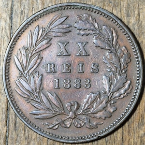 Portugal 1883 20 Réis Luíz I