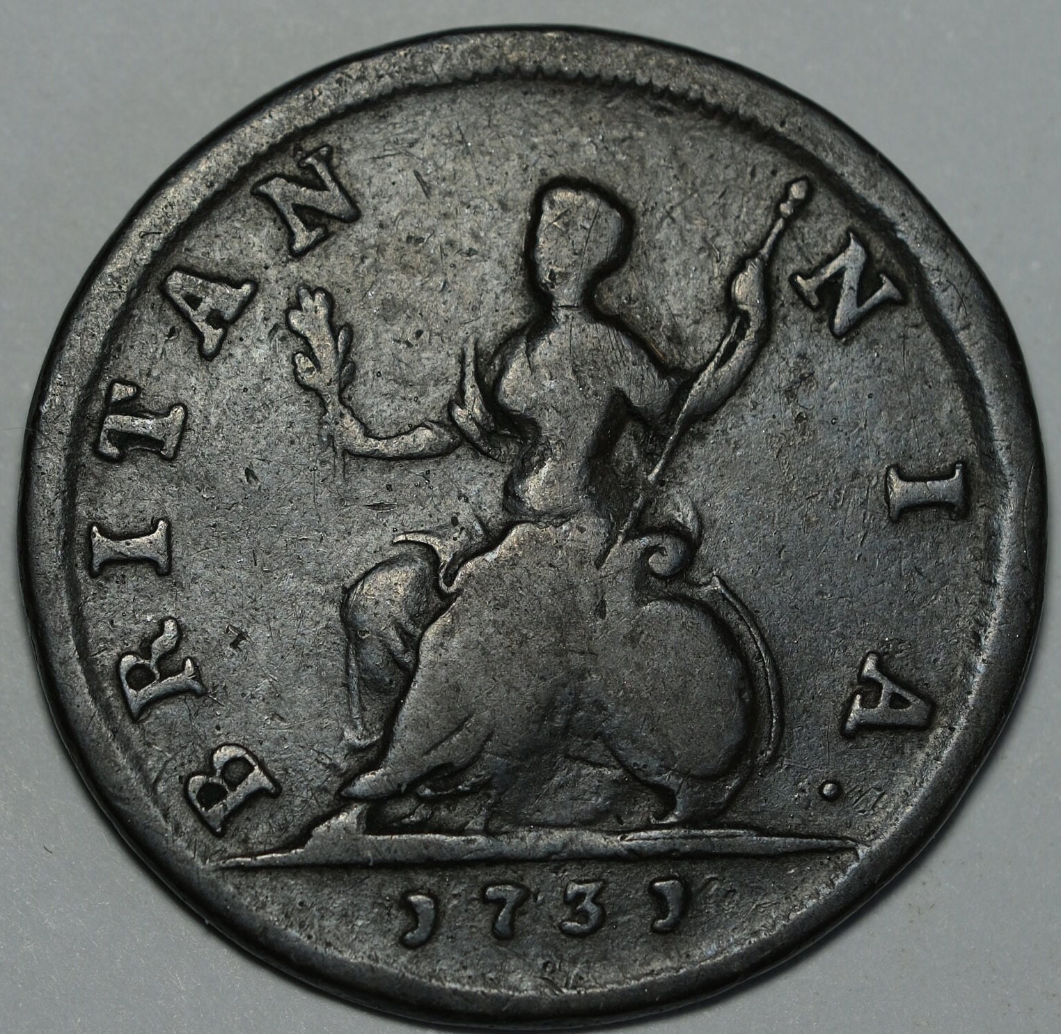 1731 ジョージ2世 ファージング - Etsy 日本