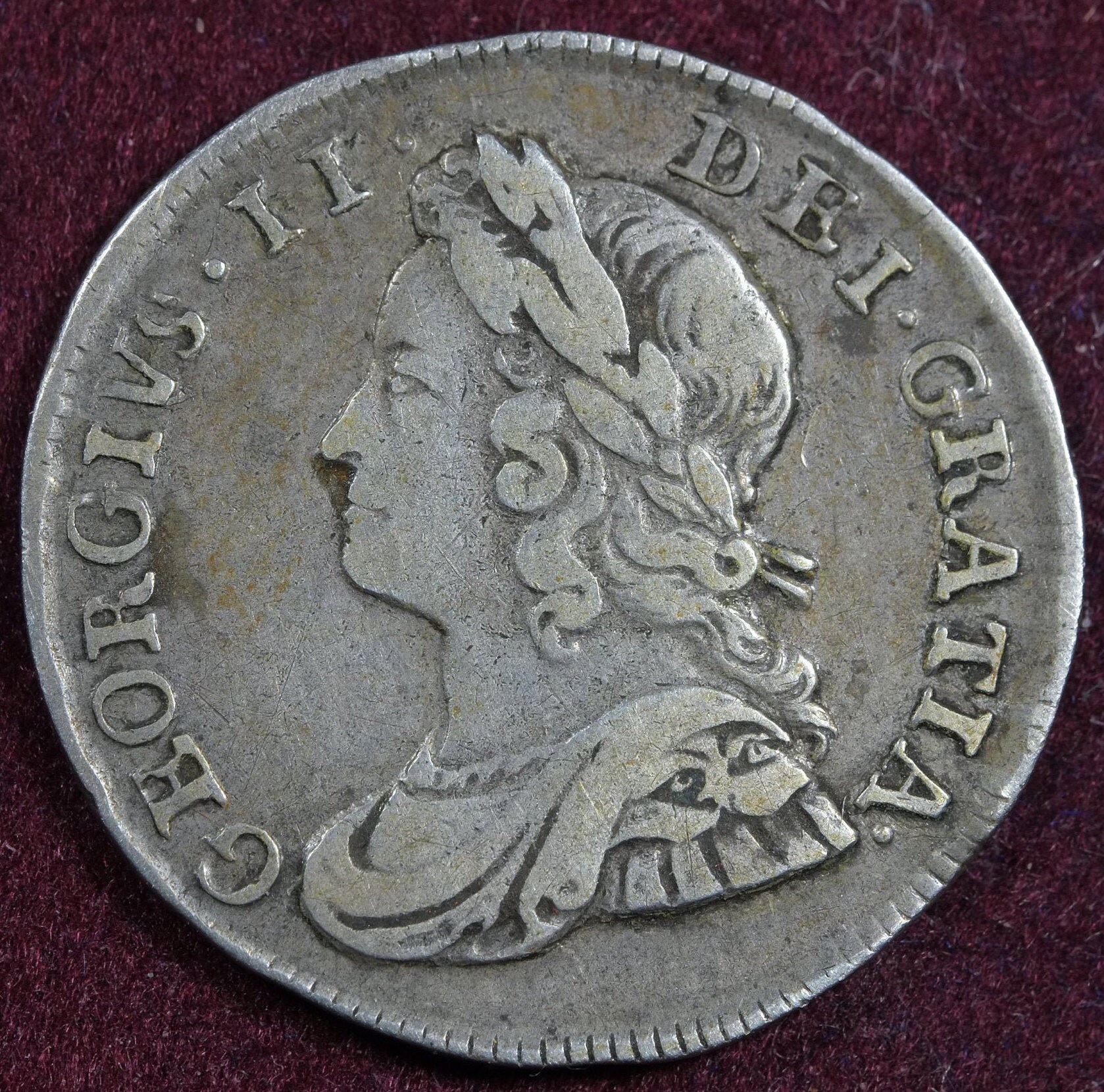 Image of 1746/3 6 Over 3 Overdate Silver Threepence Maundy Coin King George Ii