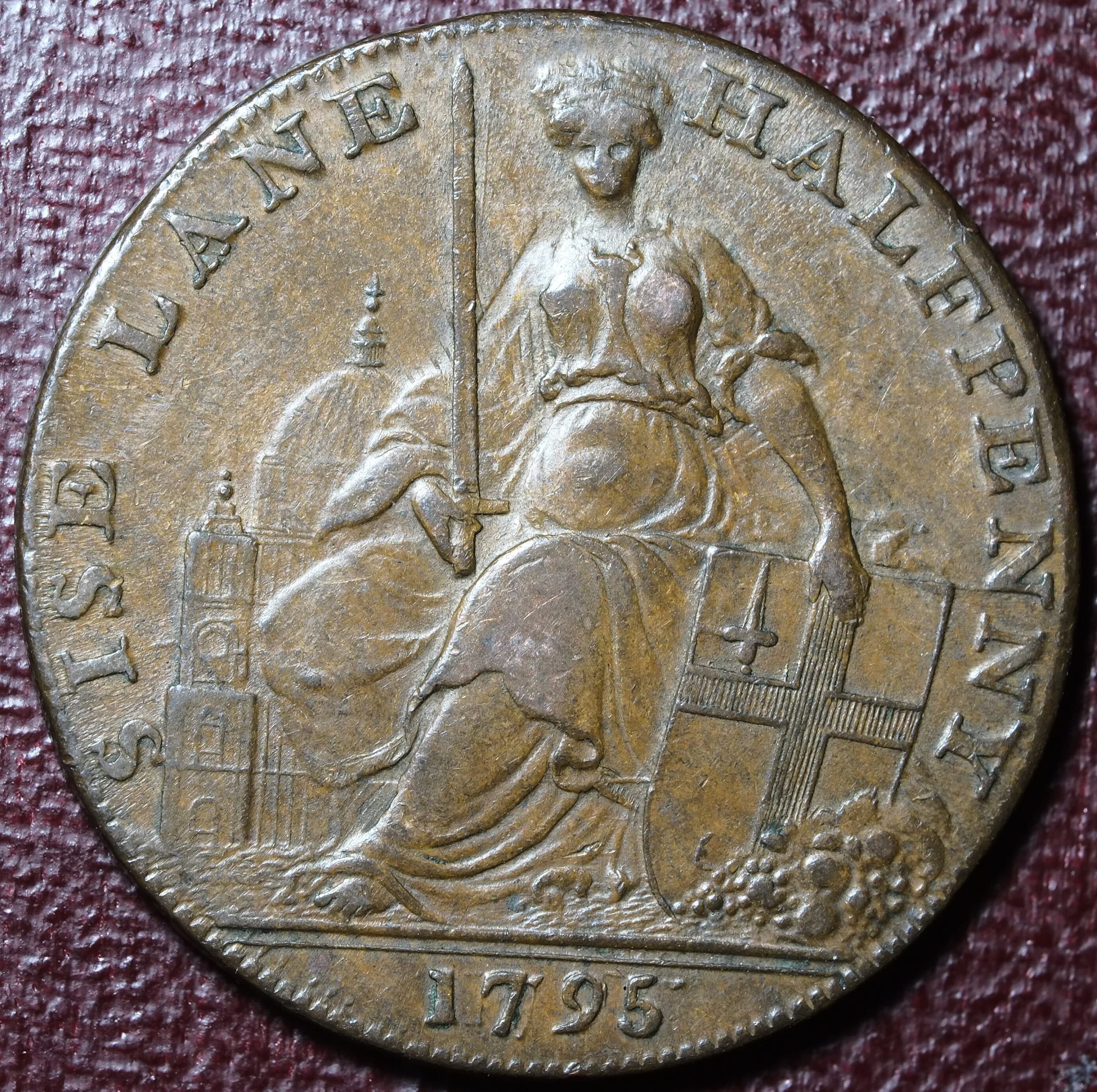 Sise Lane London Halfpenny Token 1795 - Etsy UK
