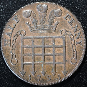 1797 年 カートホイール 2 ペンス コイン ジョージ 3 世 - Etsy 日本