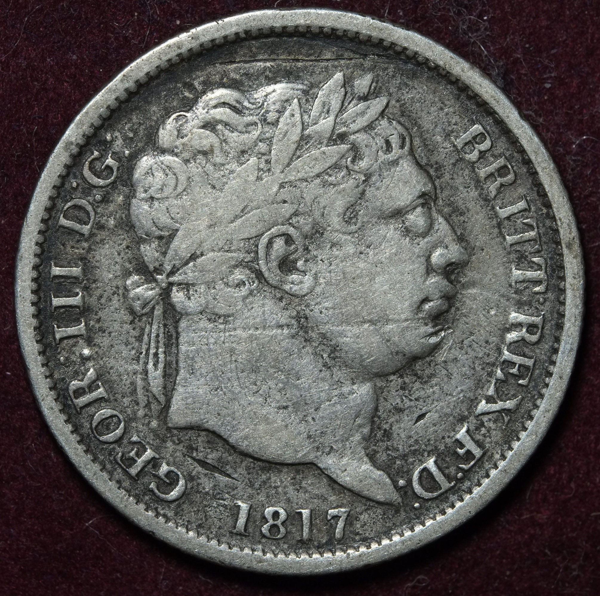 Image of 1817 Silver Shilling King George Iii