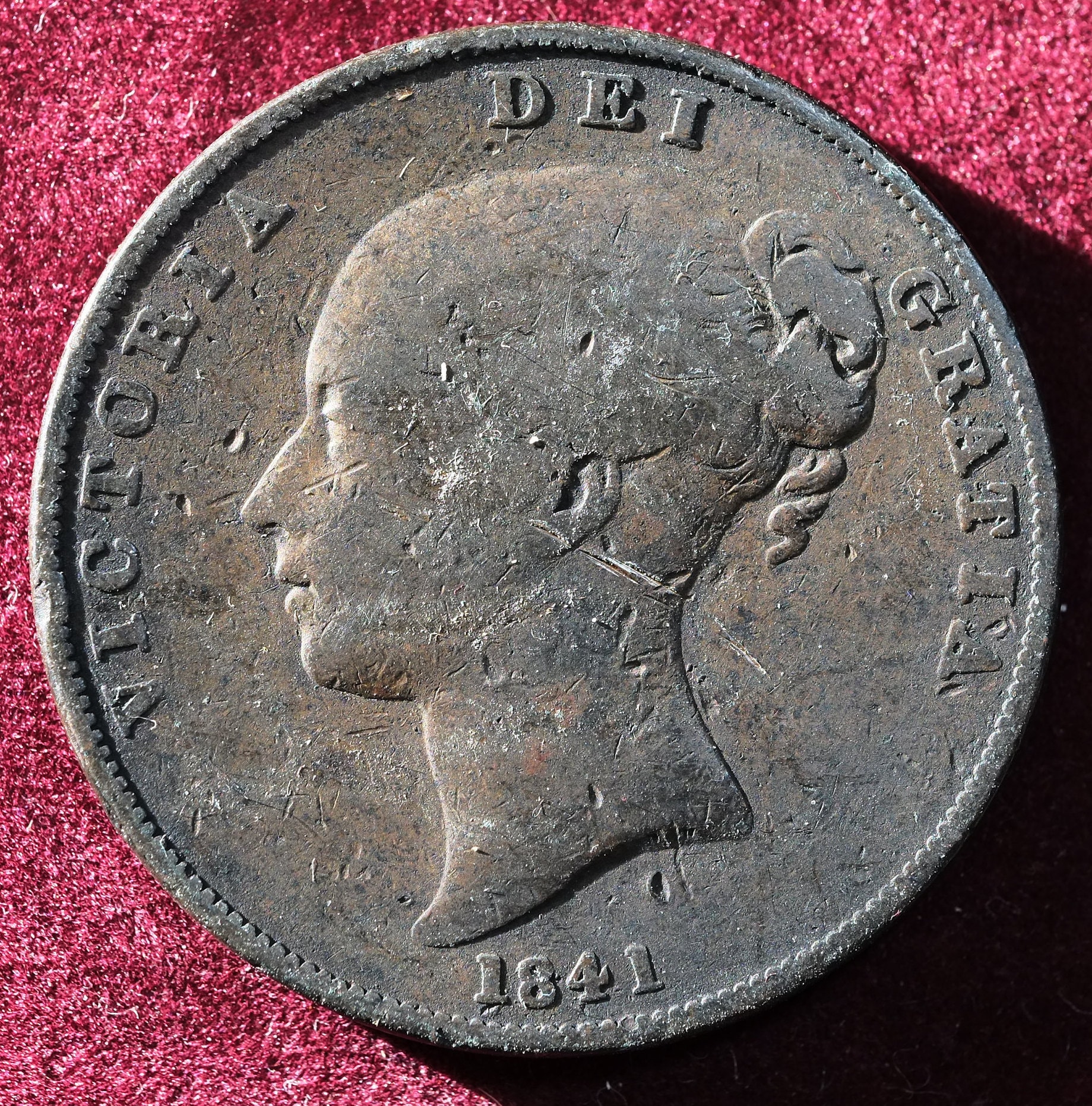 Image of 1841 Ncar Penny Queen Victoria