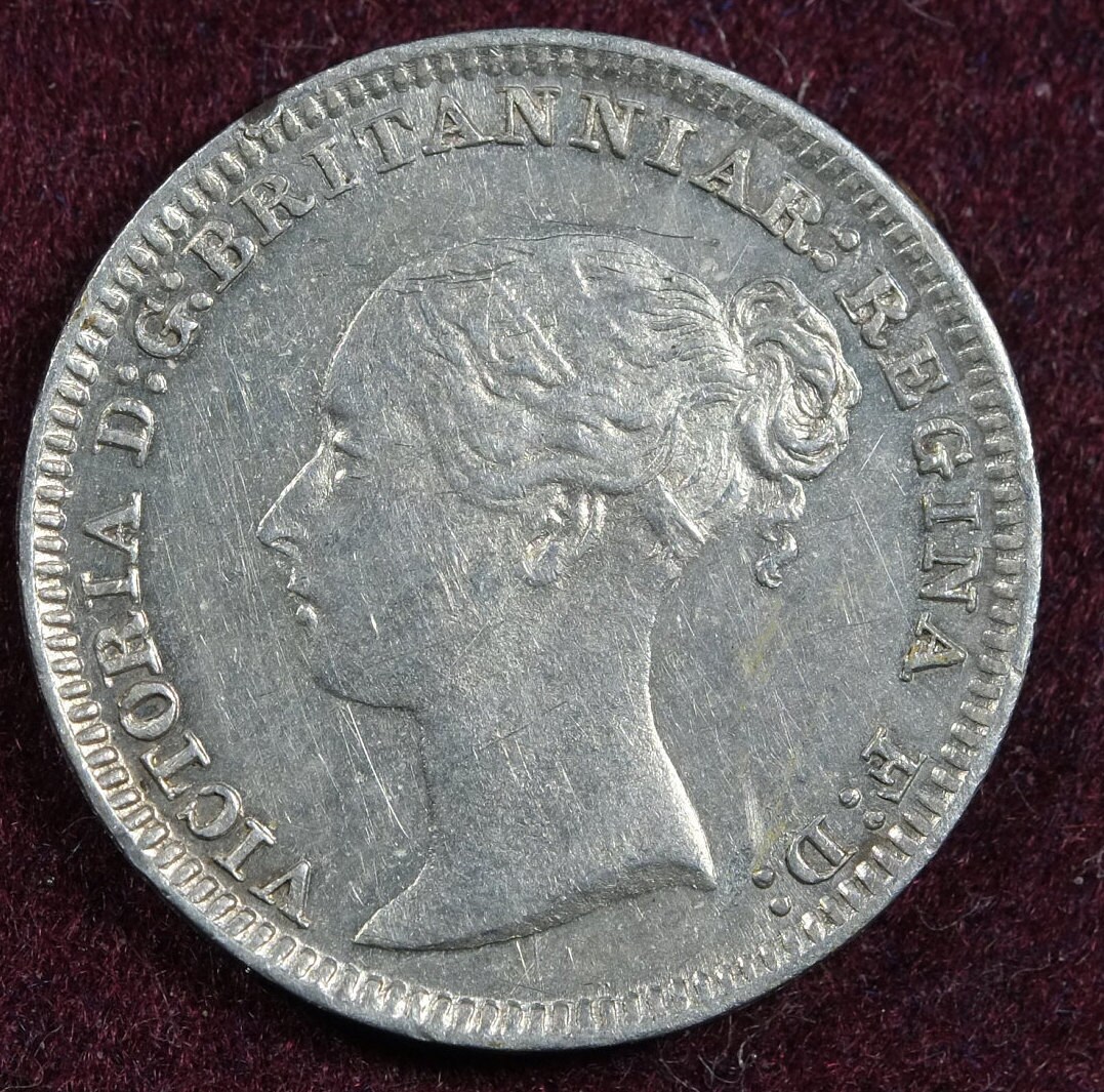Image of 1880 Silver One Penny Maundy Coin