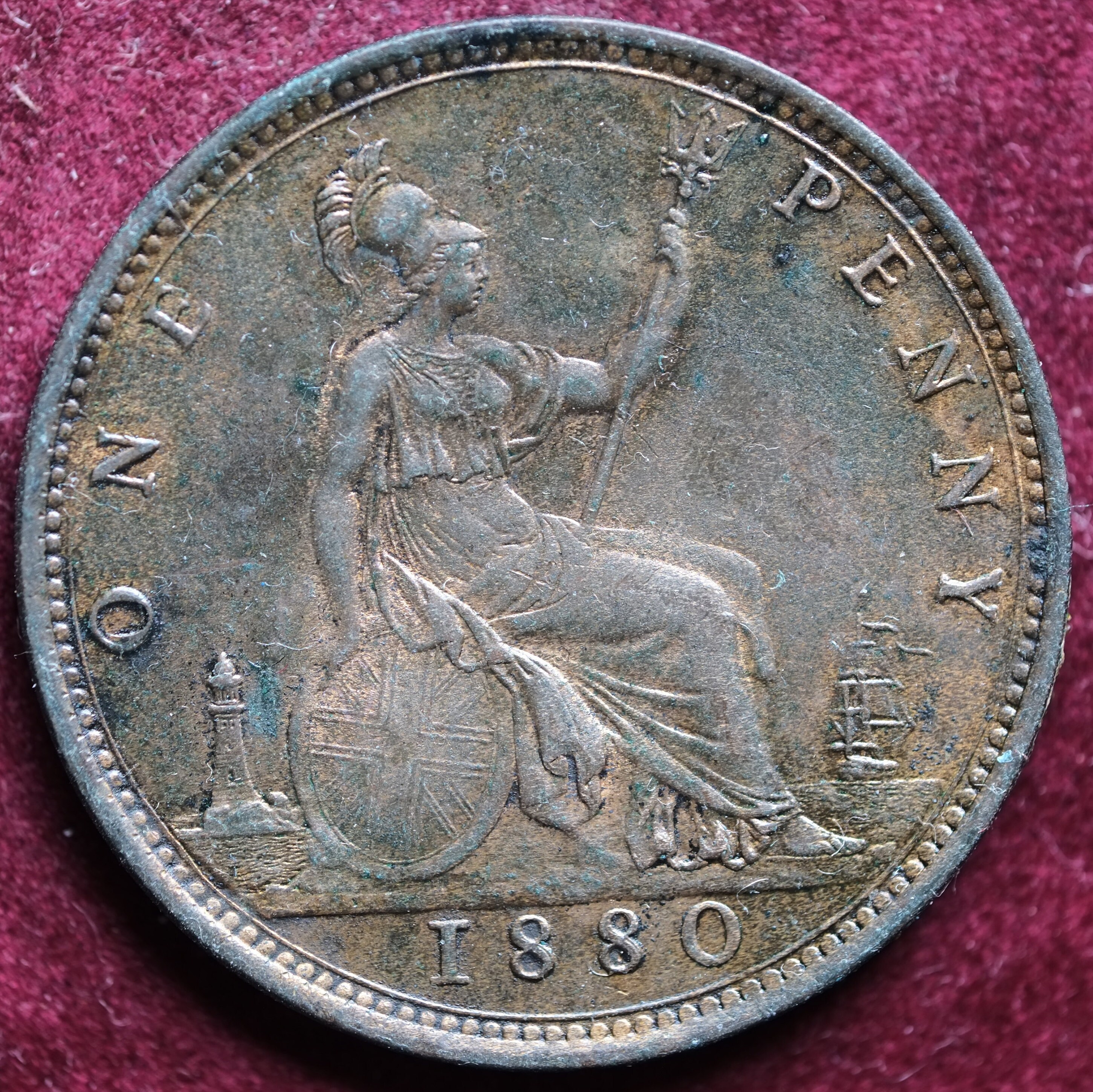 Image of 1880 Victorian One Penny