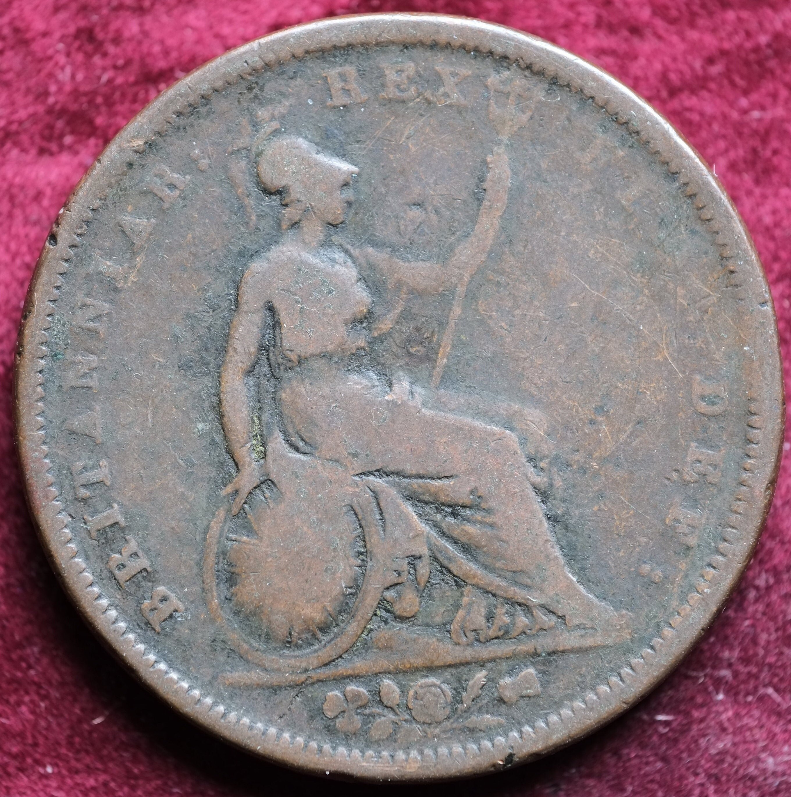Image of 1826 King George Iv One Penny Coin