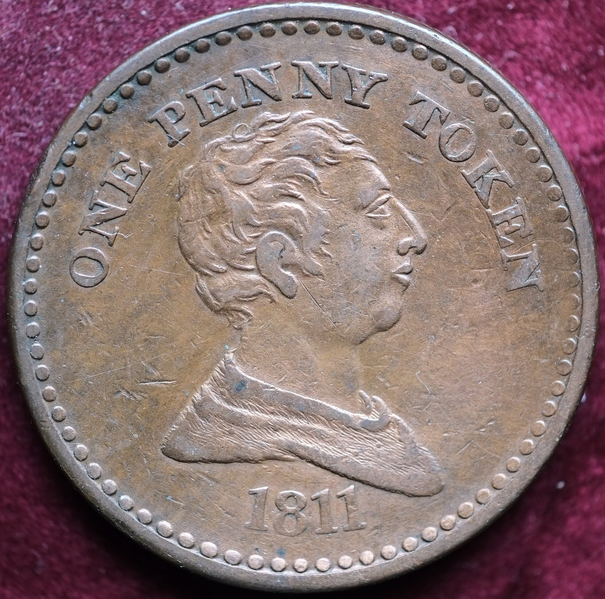 Image of 1811 Bristol One Penny Token