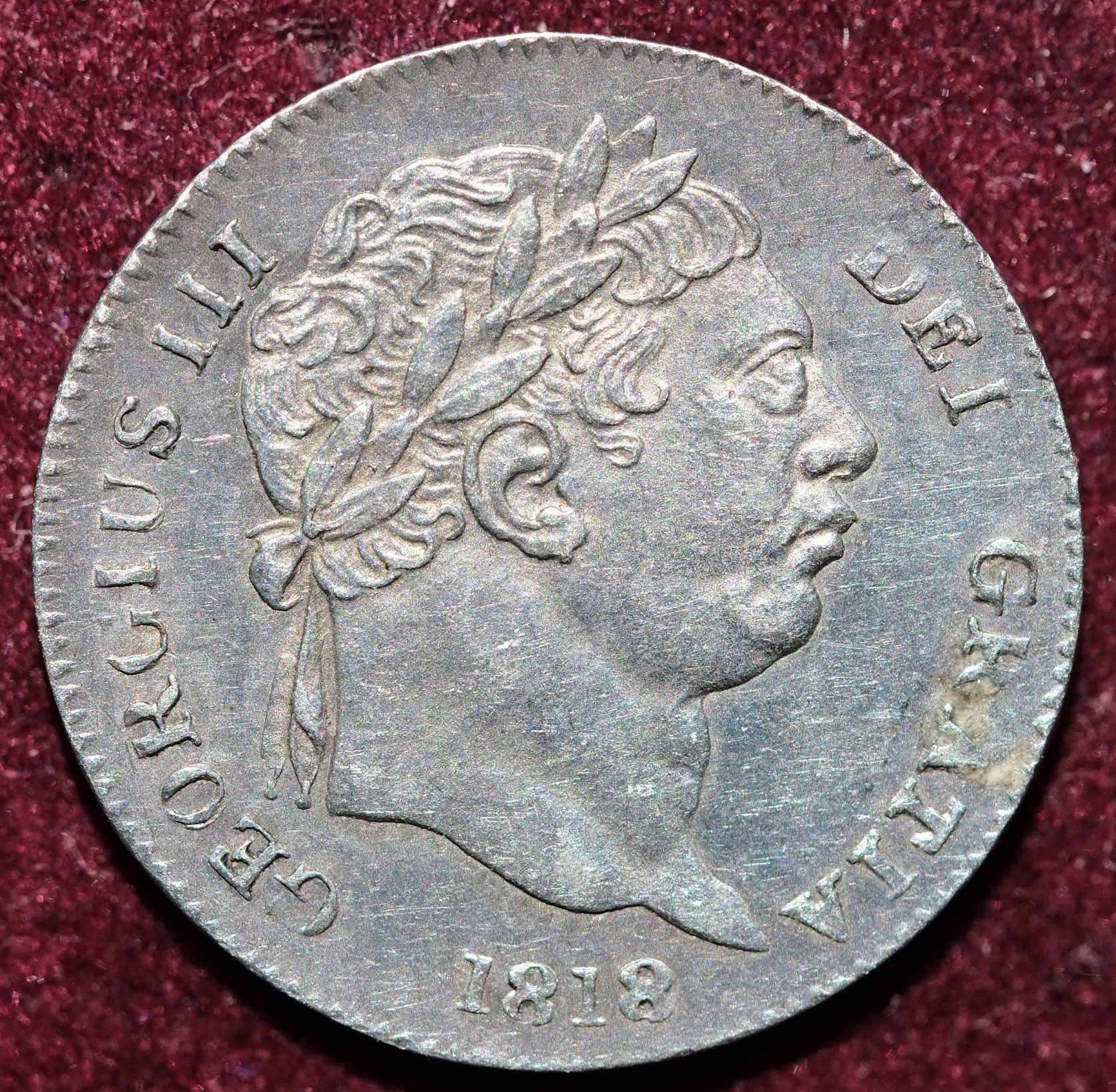 Image of 1818 Maundy Silver Twopence King George Iii