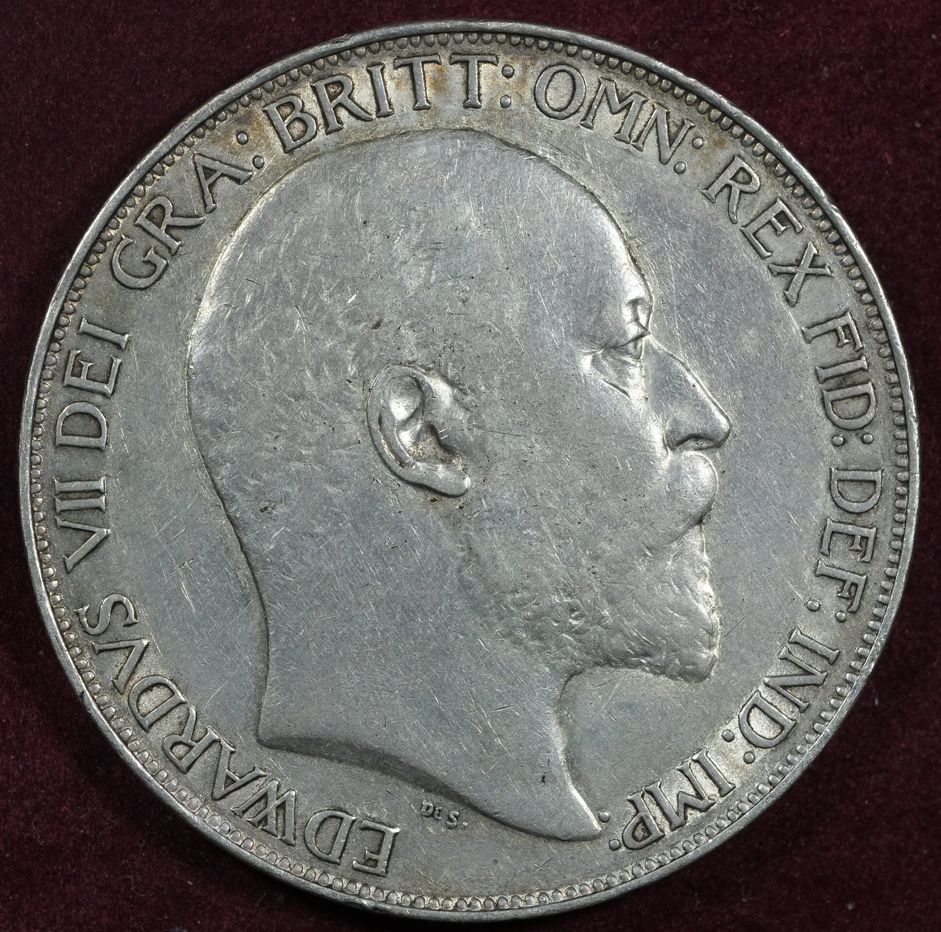 Image of 1902 Silver Crown Coin King Edward Vii
