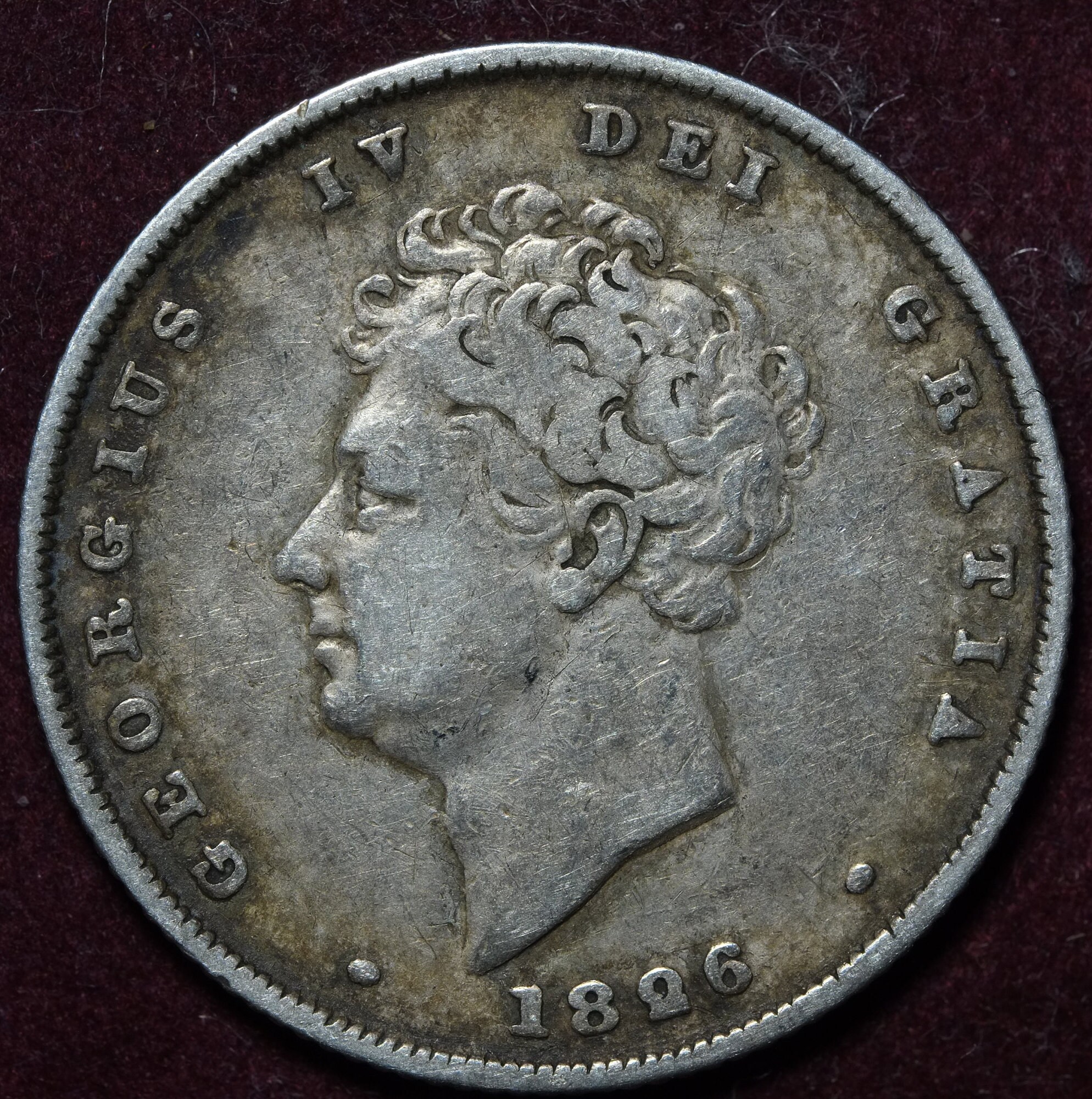 Image of 1826 Silver Shilling George Iiii