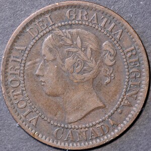 1859 One Cent Canada Victoria