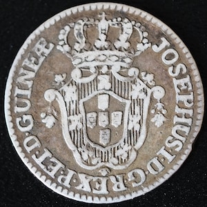 1762 Angola 2 Macutas José I Portuguese Africa