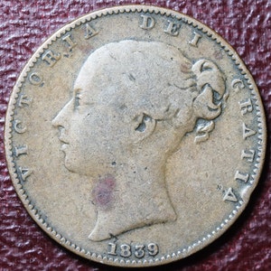 1839 Isle of Man Victorian Farthing