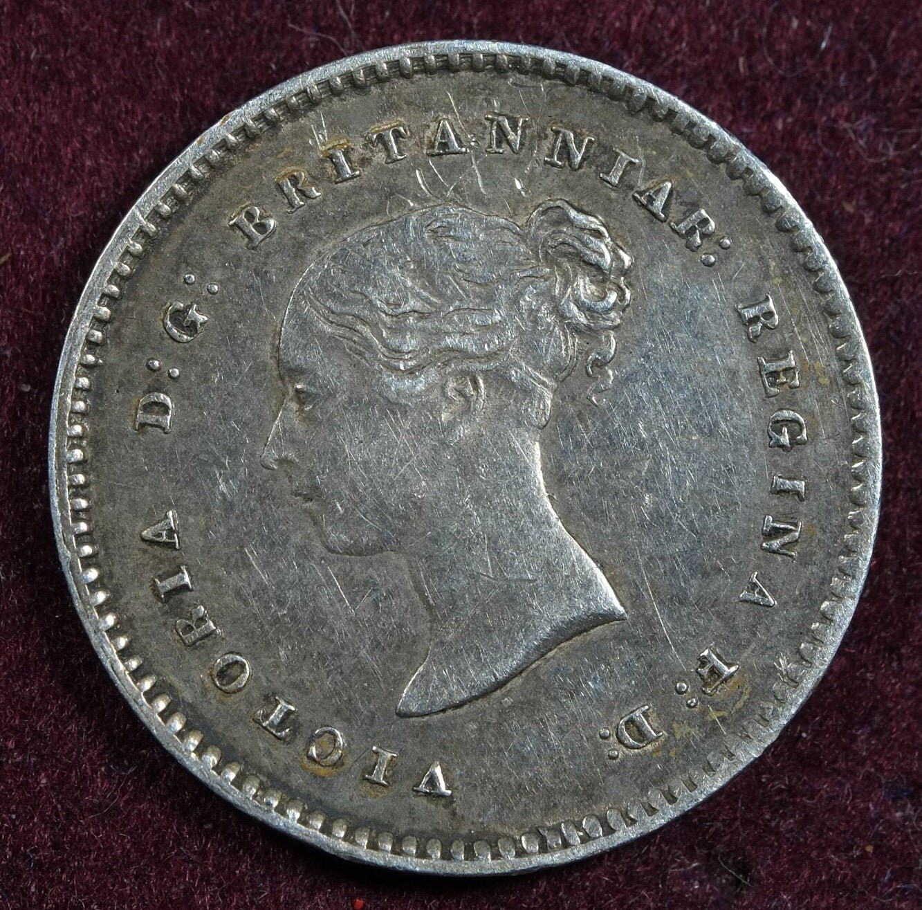 Image of 1866 Silver Maundy Twopence Coin