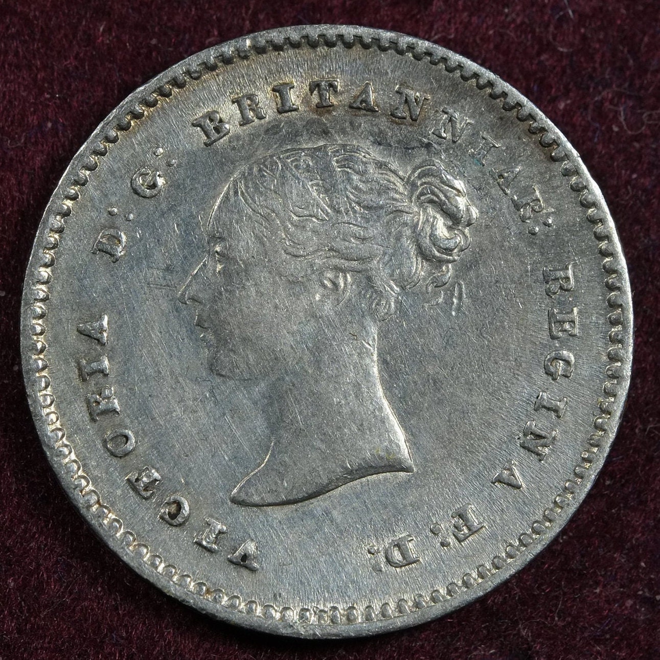 Image of 1838 Silver Twopence Coin