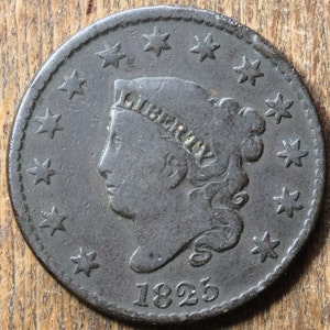 1825 US Un centavo