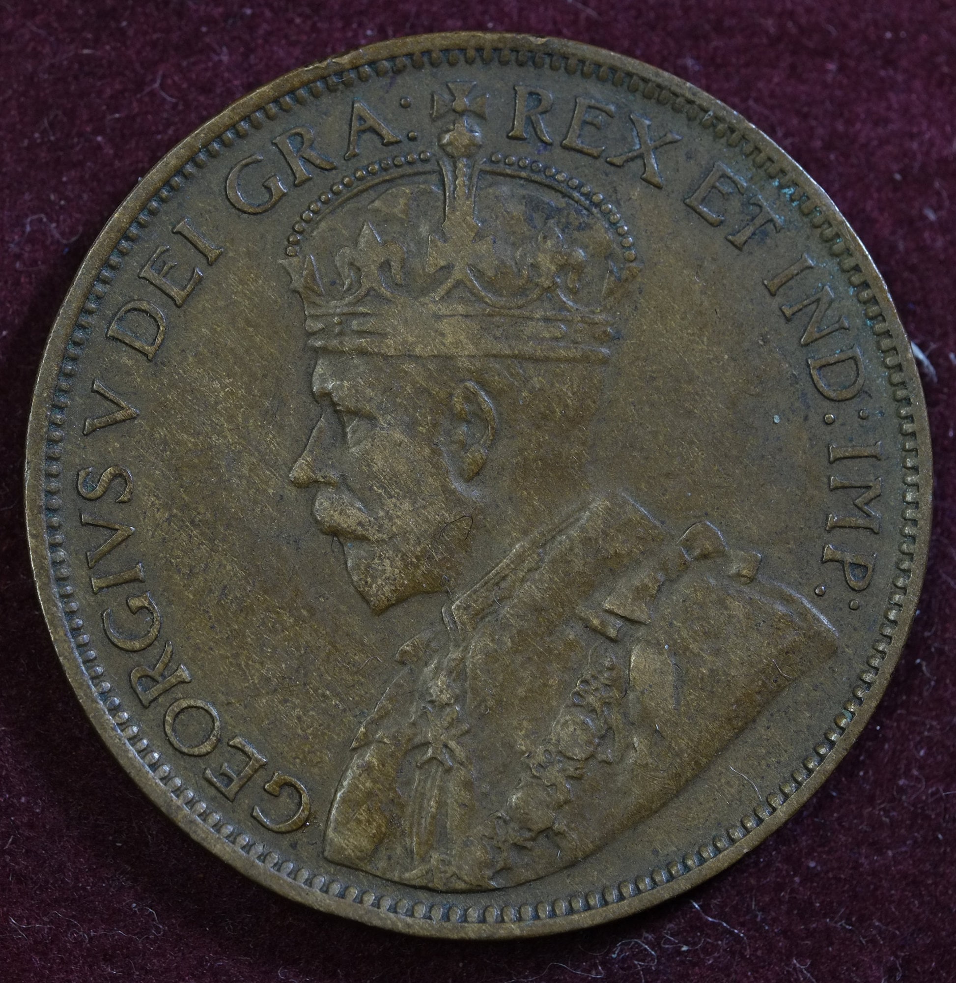 Image of 1918 Canada One Cent Coin King George V