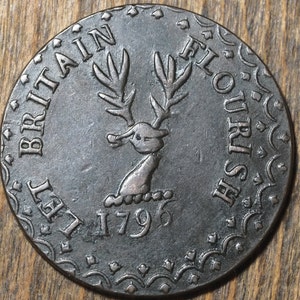 1796 Lothian Edinburgh Half Penny Token