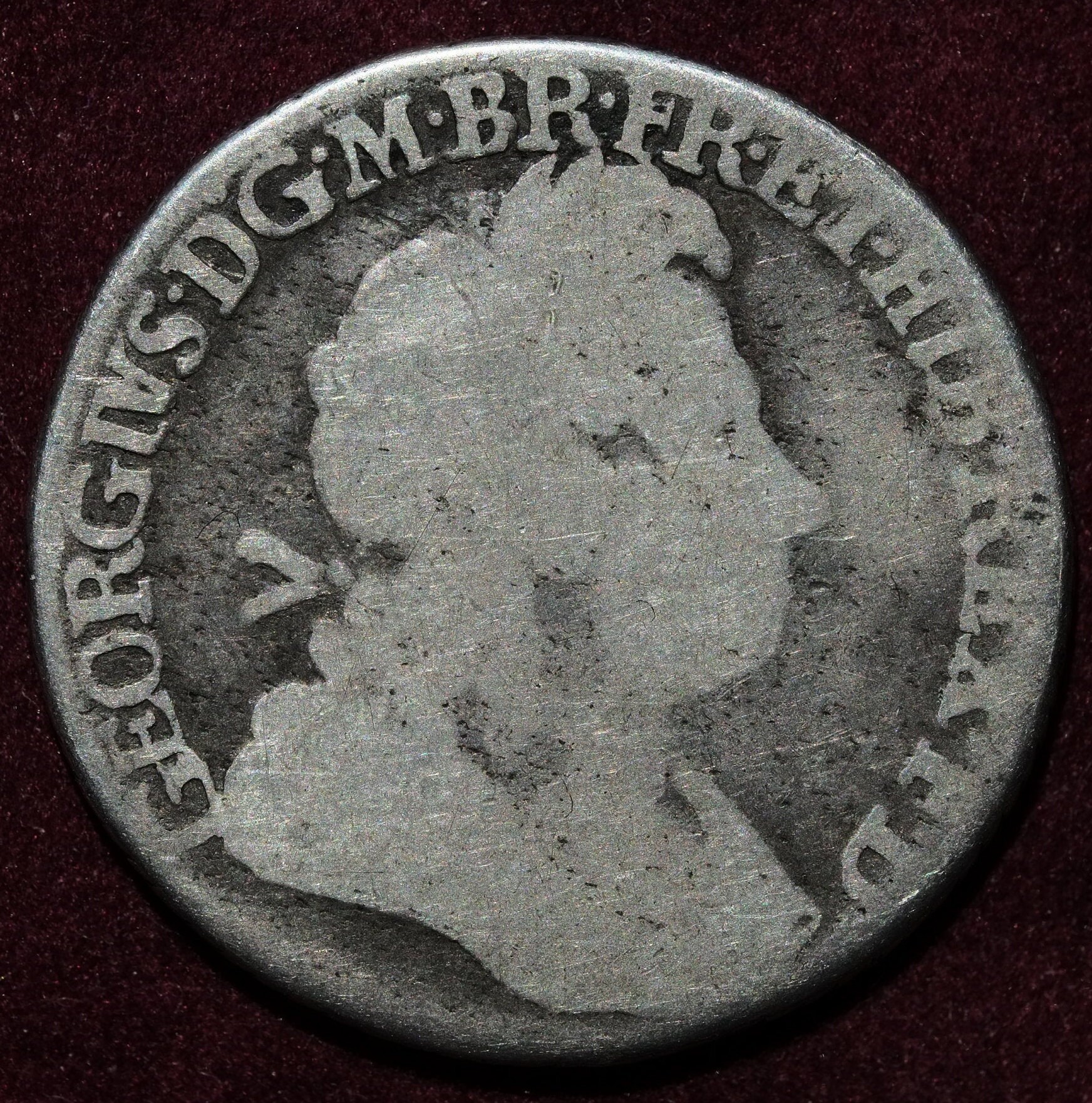 Image of 1723 Ssc Silver Shilling King George I