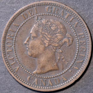 1888 One Cent Canada Victoria