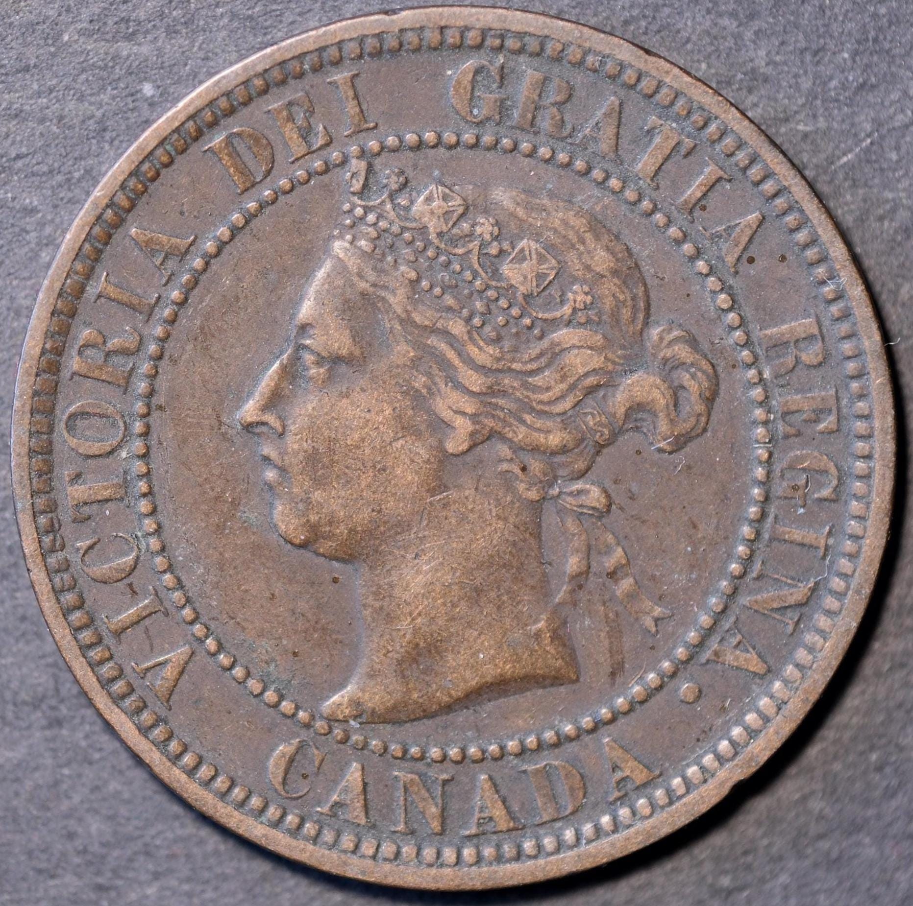 1888 One Cent Canada Victoria - Etsy