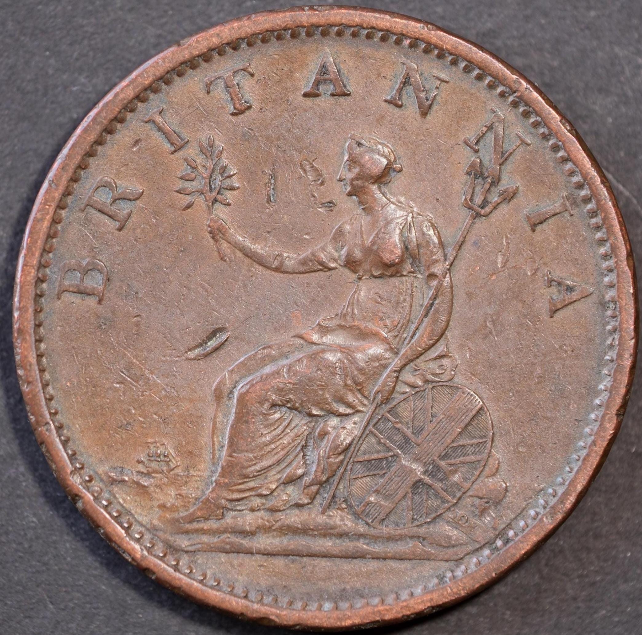 1806年 イギリス ジョージ3世 1ペニー銅貨 1806 ジョージ3世 1ペニー - Etsy 日本