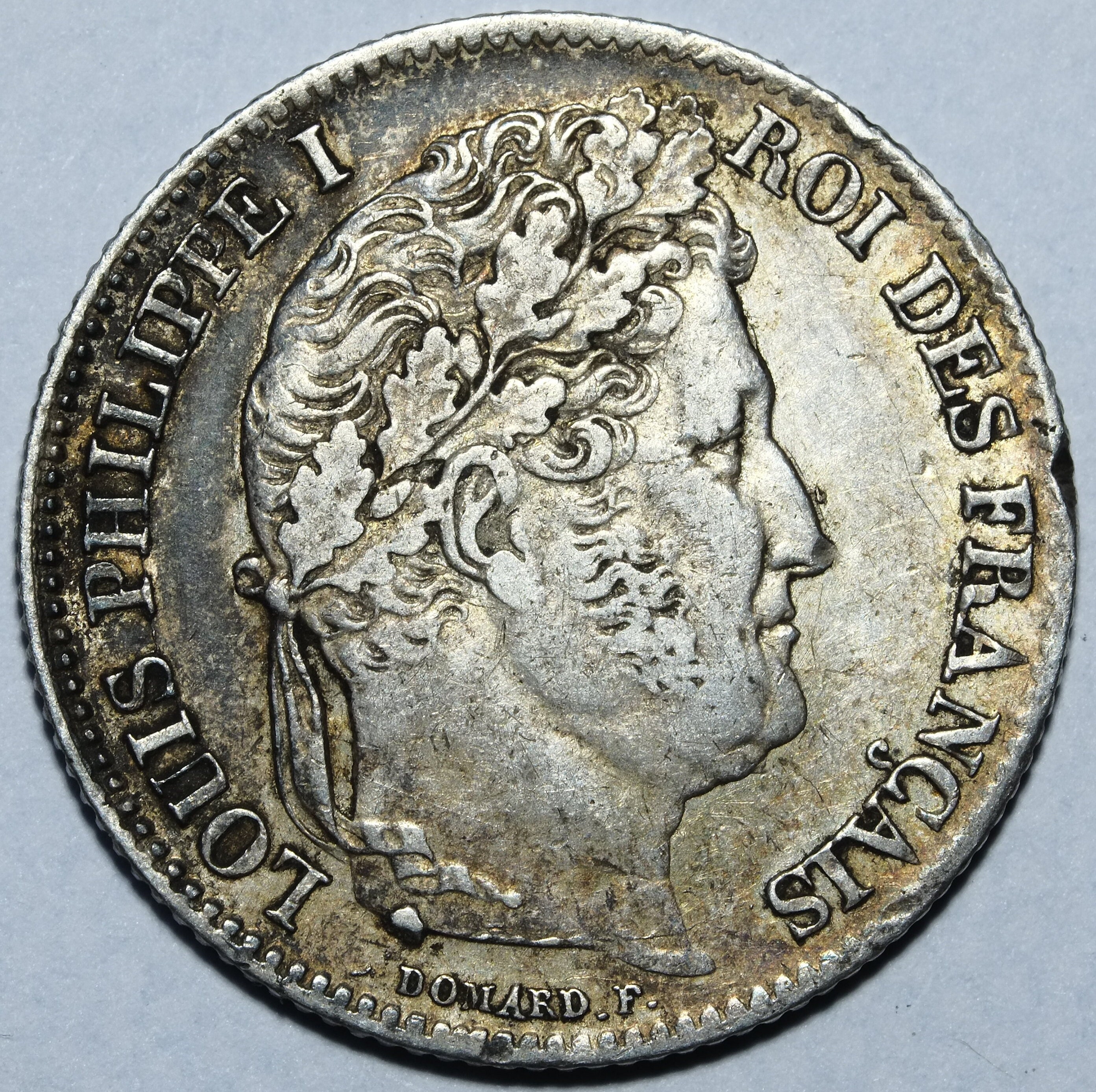 1835 A 1 Franc Silver Coin Louis Philippe France - Etsy