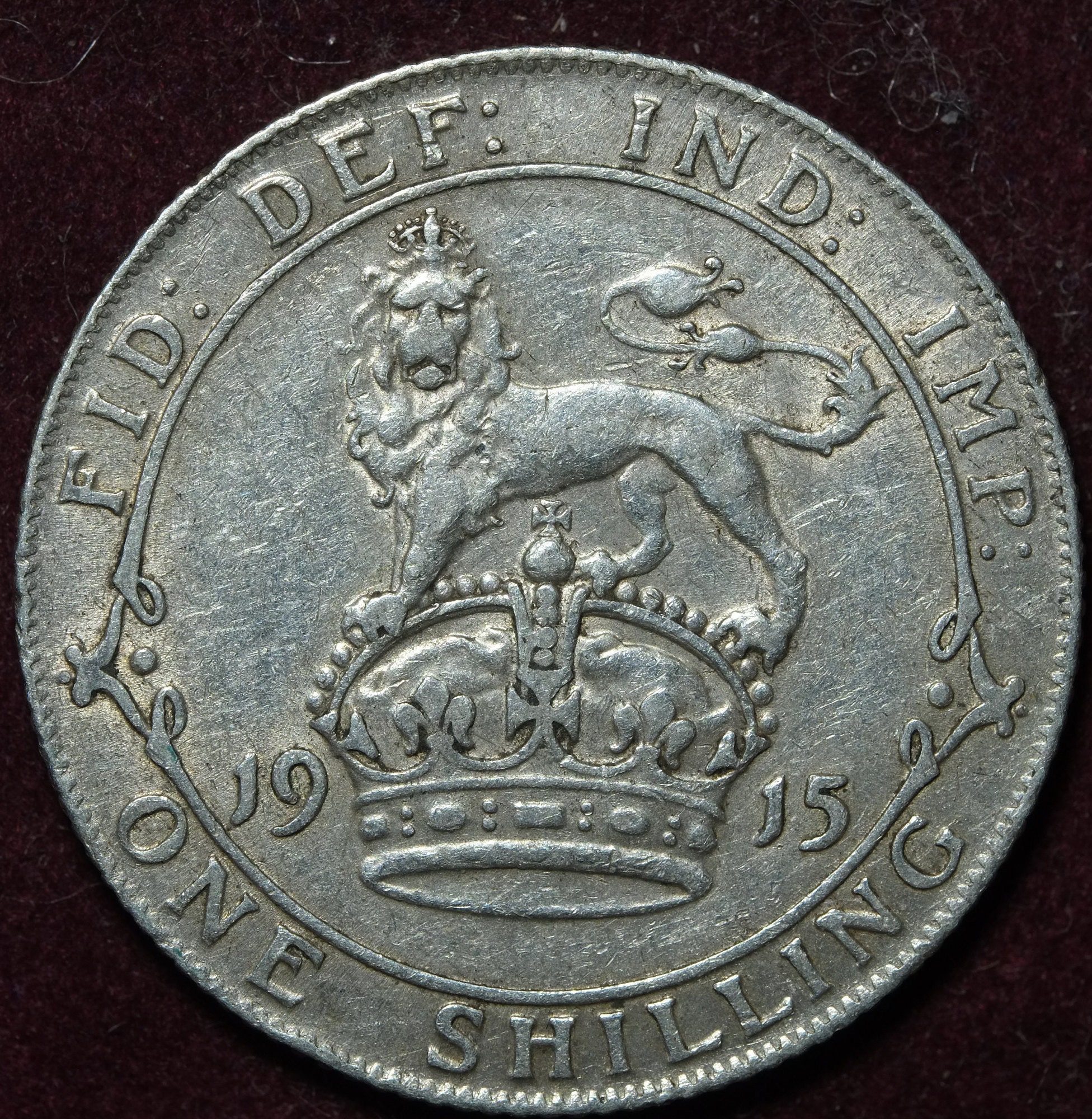 Image of 1915 Silver Shilling George V