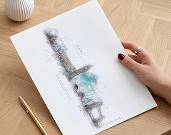 London Skyline Print