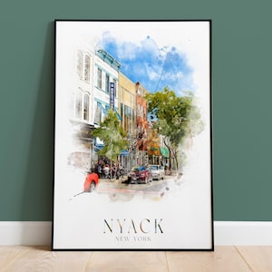 Nyack New York Print