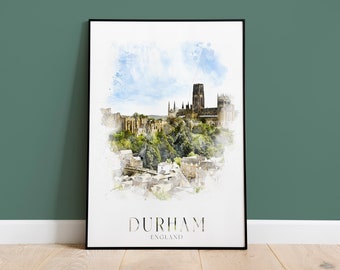 Impression de Durham, comté de Durham