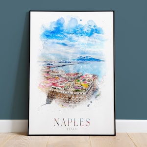 Impression Naples Italie, Impression voyage