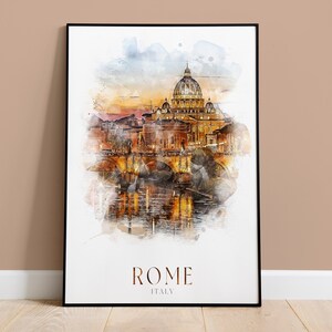 Rome Print, Italy Travel Print