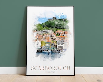 Impresión de Scarborough, Reino Unido