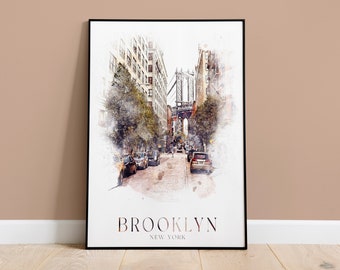 Brooklyn Print, New York