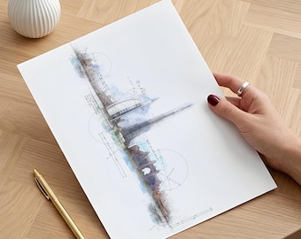 Dubai Skyline Print