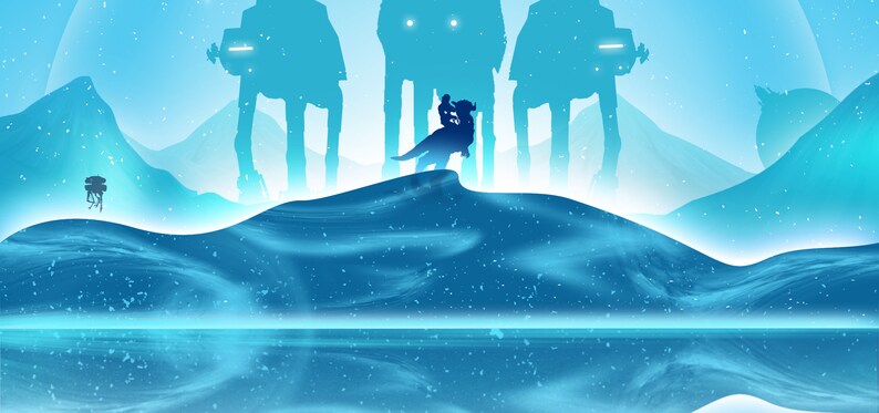 Star Wars Poster-Wall Art-Star Wars Print-Star Wars image 3