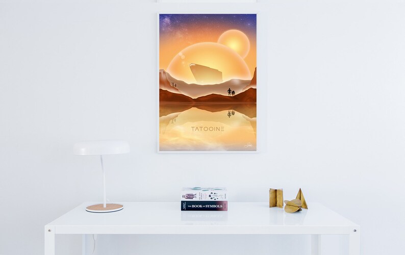 Star Wars Poster-Wall Art-Star Wars Print-Star Wars image 2